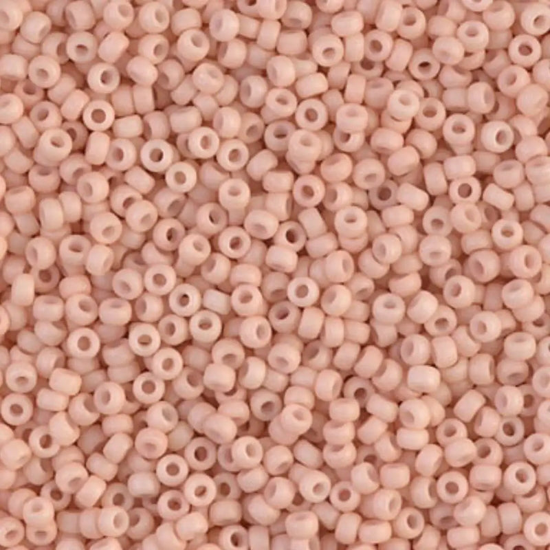 Miyuki 11/0 Seed Beads, 11-2023, Matte Blush, 10g - Miyuki 11/0 Seed Beads, 11-2023, Matte Blush, 10g - Default Title , The Argus Collection