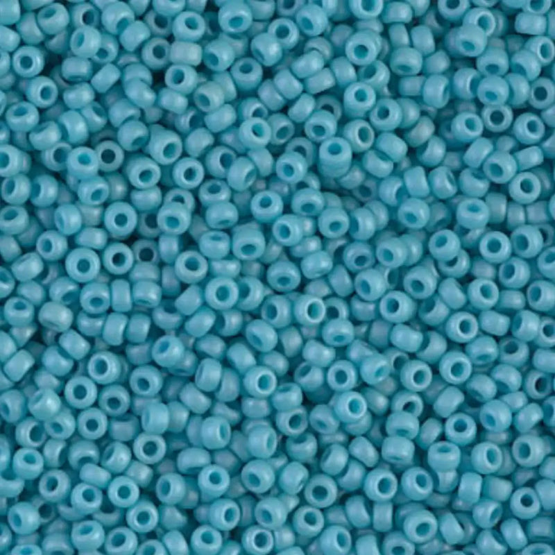 Miyuki 11/0 Seed Beads, 11-2029, Matte Fancy Frosted Pale Seafoam Blue, 10g - Miyuki 11/0 Seed Beads, 11-2029, Matte Fancy Frosted Pale Seafoam Blue, 10g - Default Title , The Argus Collection