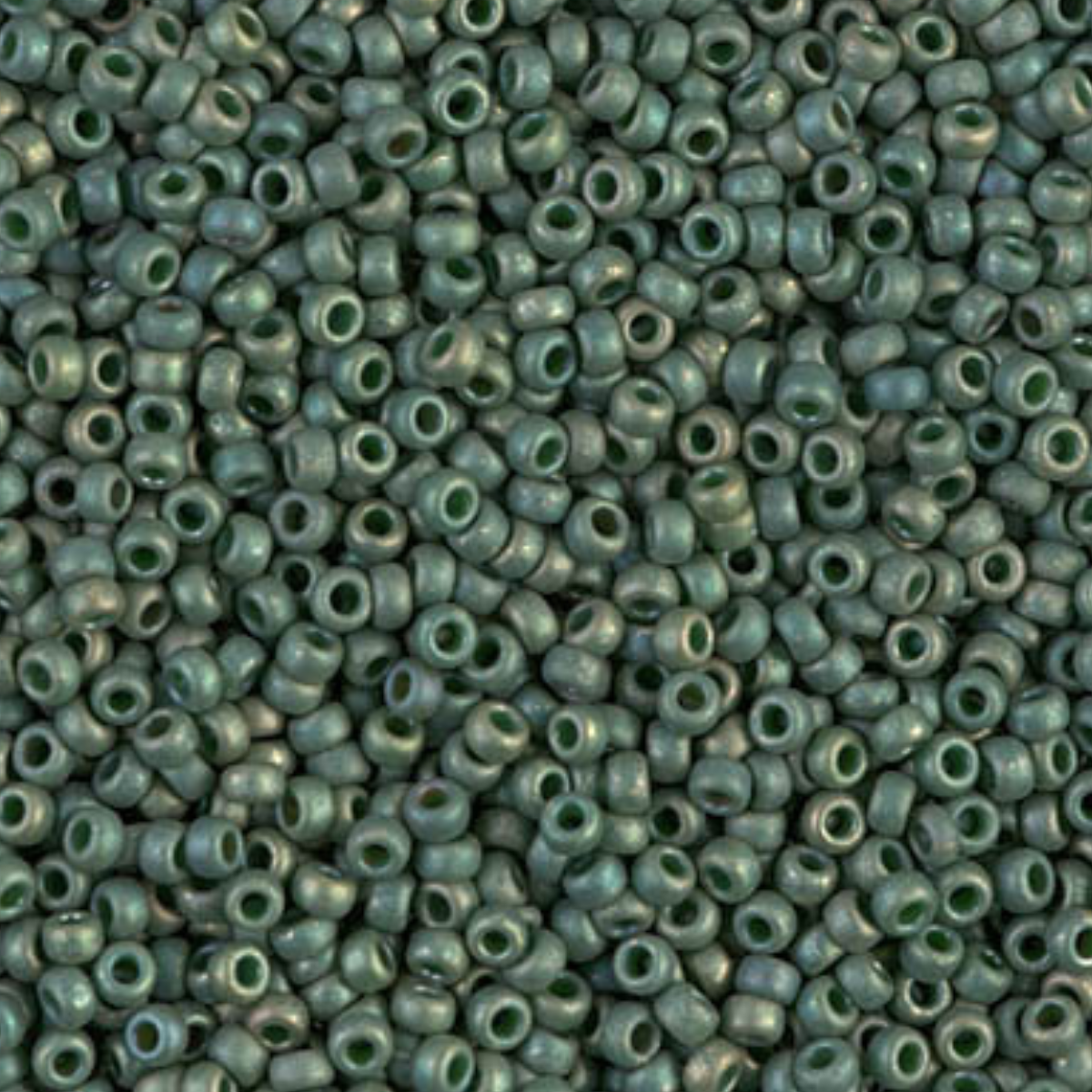 Miyuki 11/0 Seed Beads, 11-2031, Matte Metallic Sage Green Luster, 10g - Miyuki 11/0 Seed Beads, 11-2031, Matte Metallic Sage Green Luster, 10g - Default Title , The Argus Collection
