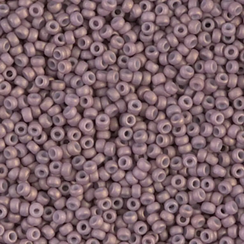 Miyuki 11/0 Seed Beads, 11-2034, Fancy Frosted Rose Beige, 10g - Miyuki 11/0 Seed Beads, 11-2034, Fancy Frosted Rose Beige, 10g - Default Title , The Argus Collection