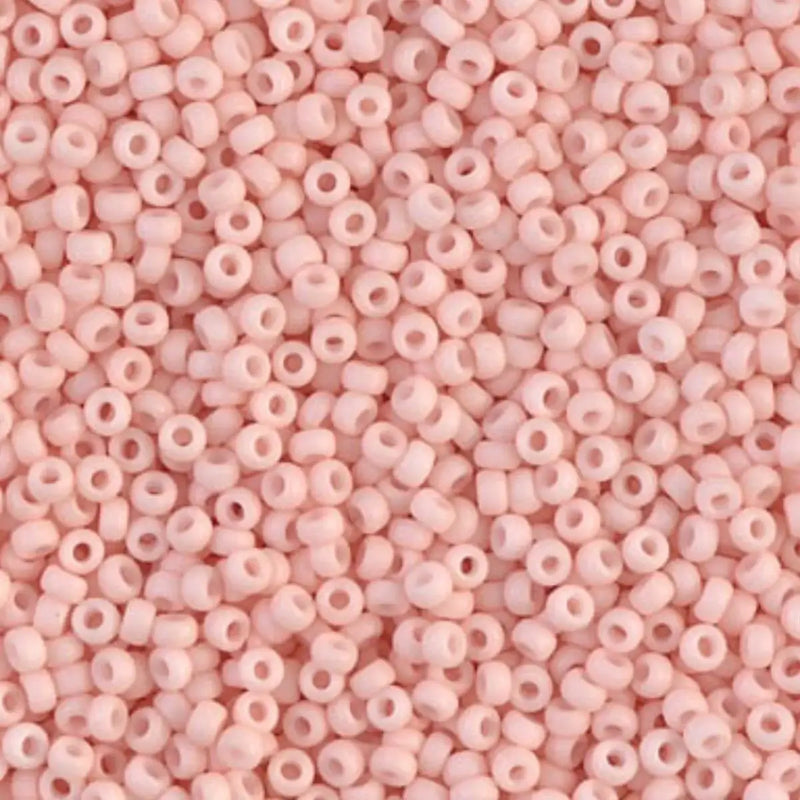 Miyuki 11/0 Seed Beads, 11-2036, Matte Light Tea Rose, 10g - Miyuki 11/0 Seed Beads, 11-2036, Matte Light Tea Rose, 10g - Default Title , The Argus Collection