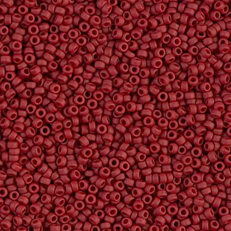 Miyuki 11/0 Seed Beads, 11-2040, Matte Metallic Dark Maroon, 10g - Miyuki 11/0 Seed Beads, 11-2040, Matte Metallic Dark Maroon, 10g - Default Title , The Argus Collection