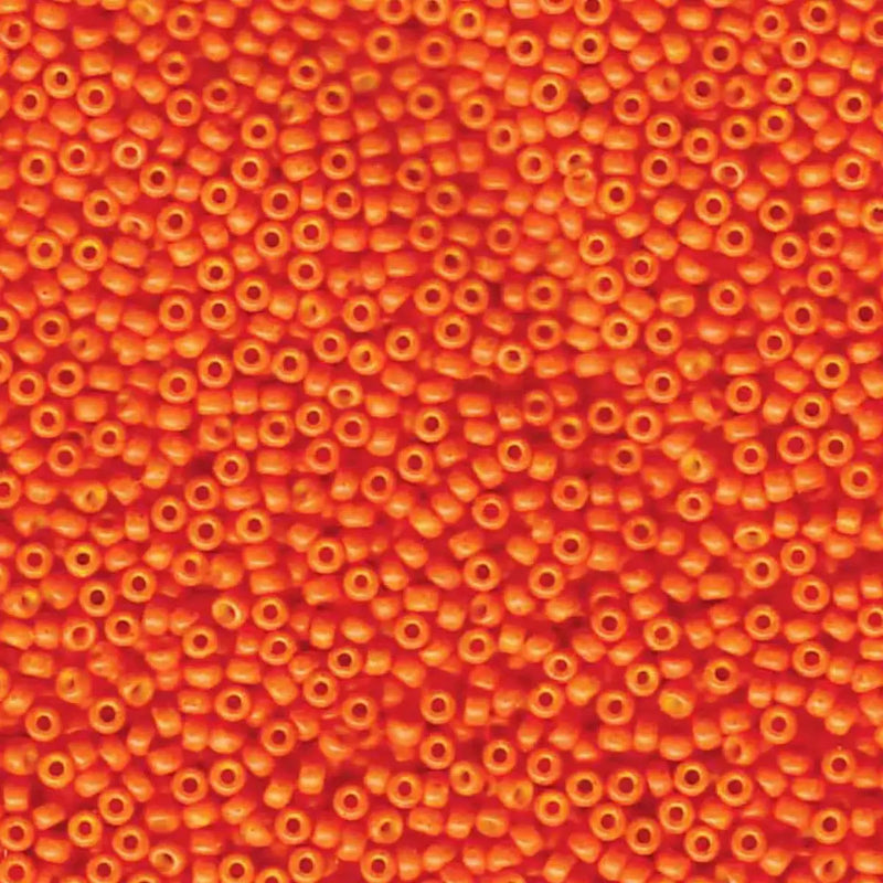 Miyuki 11/0 Seed Beads, 11-2042, Special Dyed Harvest Orange, 10g - Miyuki 11/0 Seed Beads, 11-2042, Special Dyed Harvest Orange, 10g - Default Title , The Argus Collection