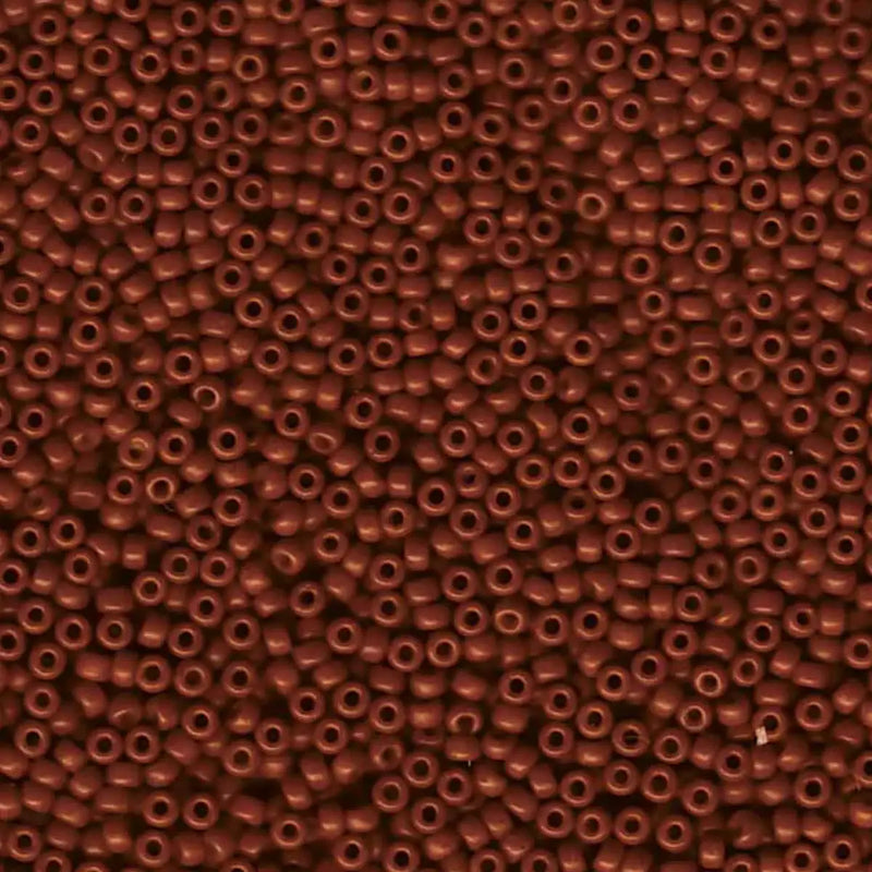 Miyuki 11/0 Seed Beads, 11-2044, Special Dyed Reddish Brown, 10g - Miyuki 11/0 Seed Beads, 11-2044, Special Dyed Reddish Brown, 10g - Default Title , The Argus Collection