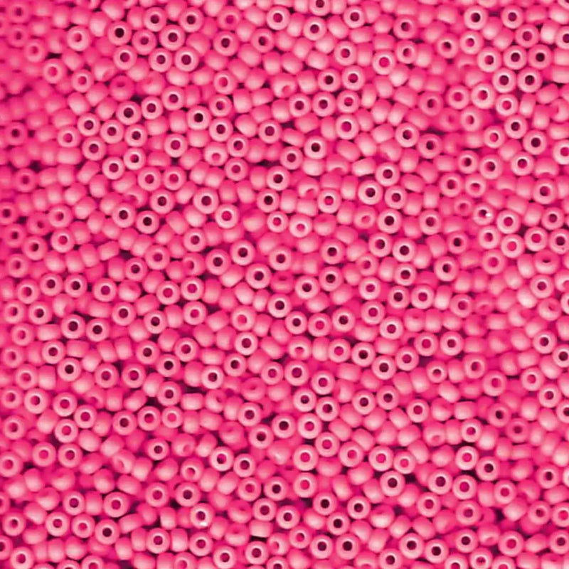 Miyuki 11/0 Seed Beads, 11-2045, Special Dyed Bright Pink, 10g - Miyuki 11/0 Seed Beads, 11-2045, Special Dyed Bright Pink, 10g - Default Title , The Argus Collection