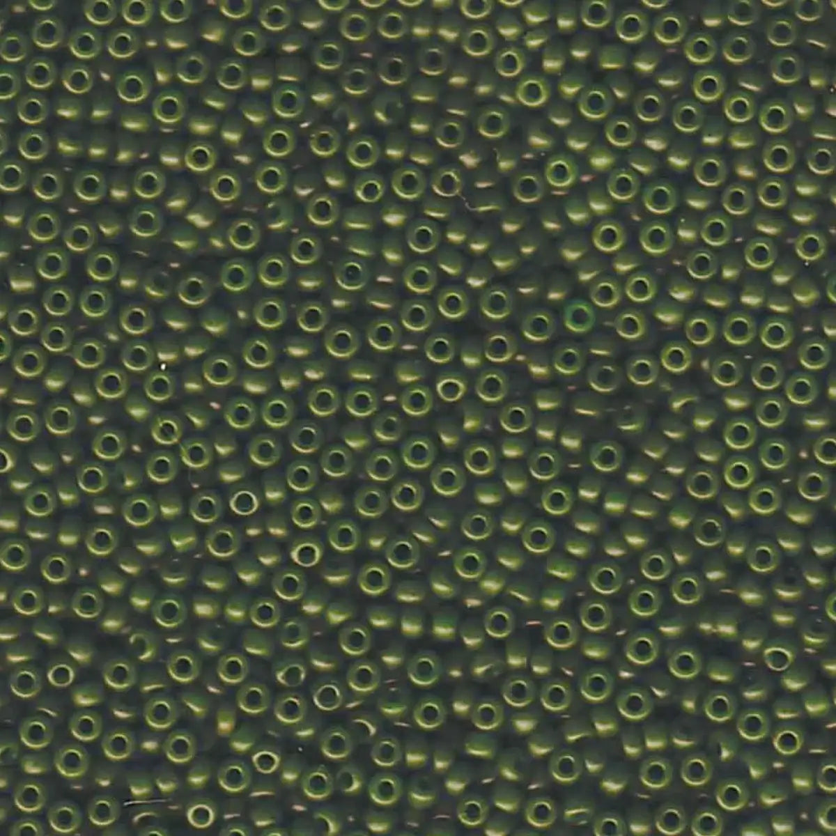 Miyuki 11/0 Seed Beads, 11-2049, Special Dyed Olive Green, 10g - Miyuki 11/0 Seed Beads, 11-2049, Special Dyed Olive Green, 10g - Default Title , The Argus Collection