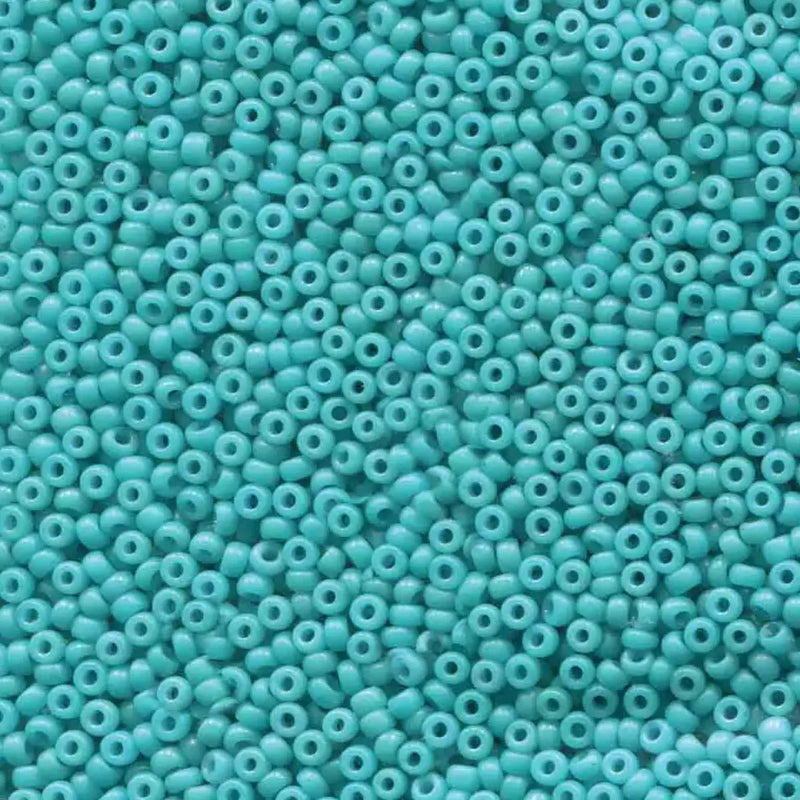 Miyuki 11/0 Seed Beads, 11-2050, Special Dyed Bright Turquoise, 10g - Miyuki 11/0 Seed Beads, 11-2050, Special Dyed Bright Turquoise, 10g - Default Title , The Argus Collection
