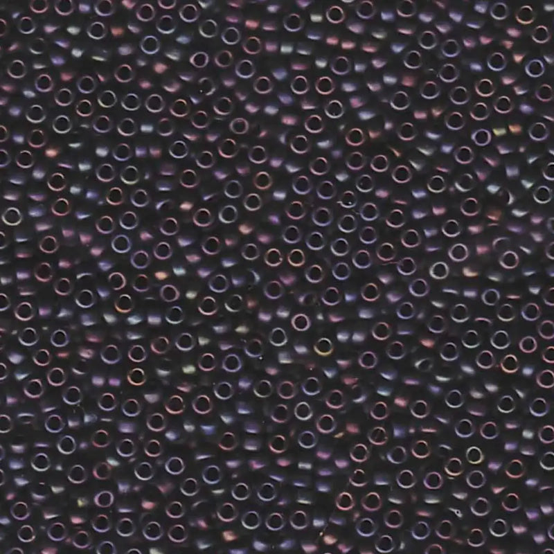 Miyuki 11/0 Seed Beads, 11-2063, Matte Indigo Iris, 10g - Miyuki 11/0 Seed Beads, 11-2063, Matte Indigo Iris, 10g - Default Title , The Argus Collection