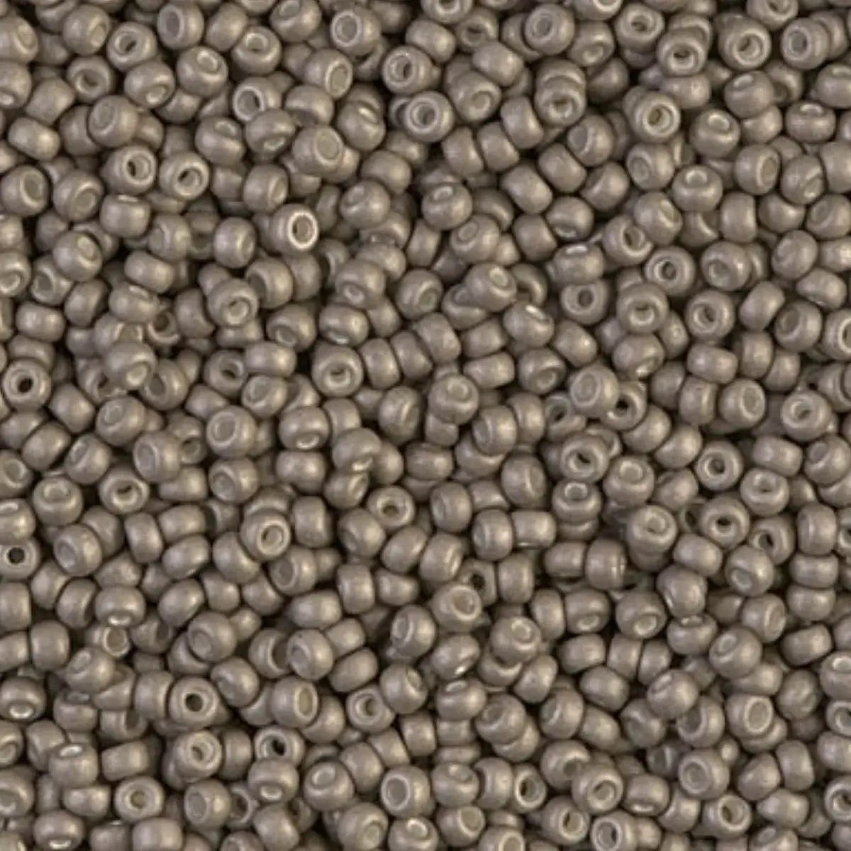 Miyuki 11/0 Seed Beads, 11-2091, Matte Metallic Silver, 10g - Miyuki 11/0 Seed Beads, 11-2091, Matte Metallic Silver, 10g - Default Title , The Argus Collection