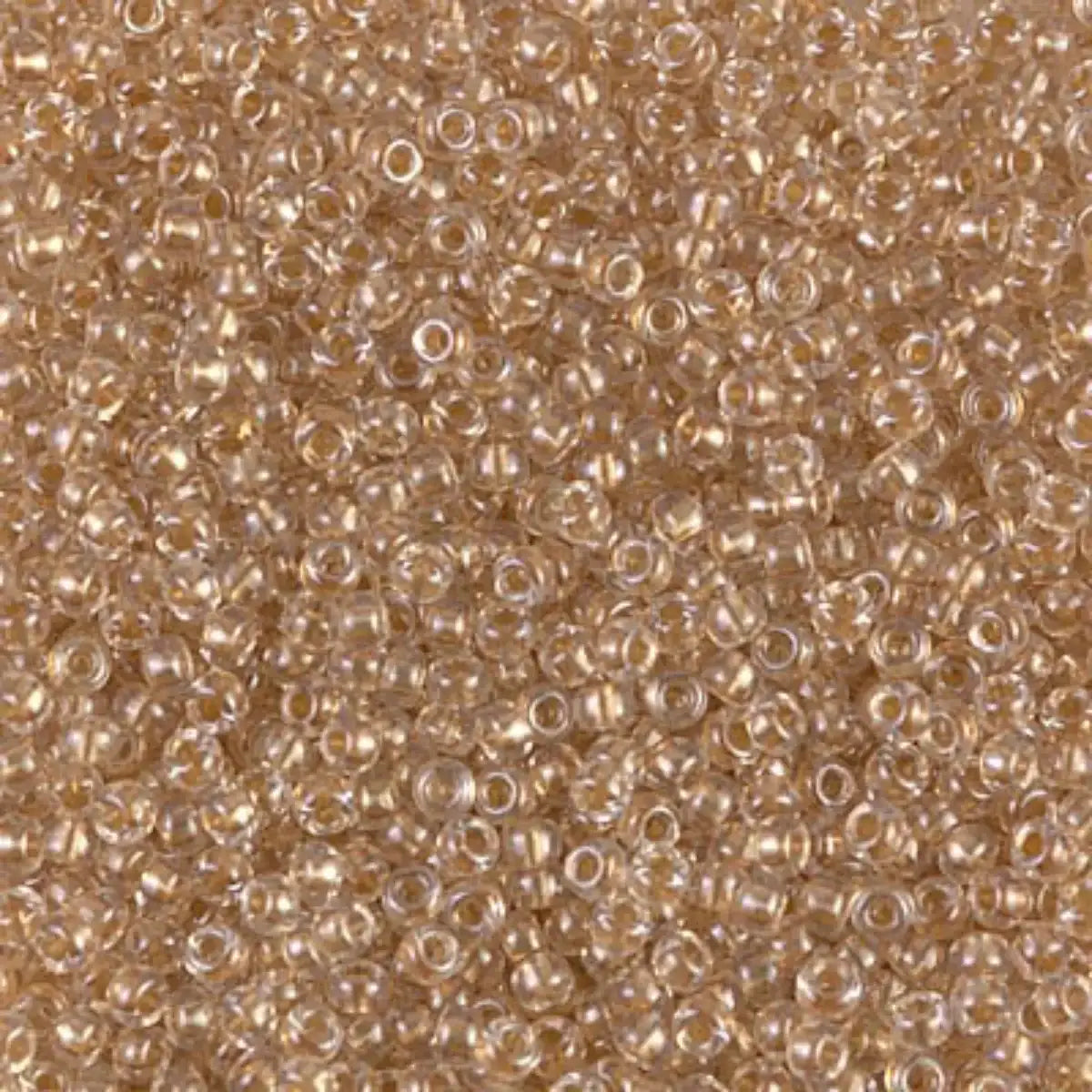 Miyuki 11/0 Seed Beads, 11-0234, Sparkling Metallic Gold Lined Crystal, 10g - The Argus Collection