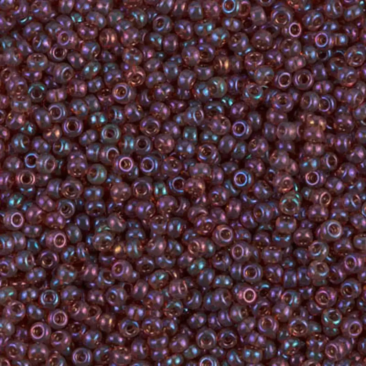 Miyuki 11/0 Seed Beads, 11-0302, Amethyst Gold Luster AB, 10g - The Argus Collection