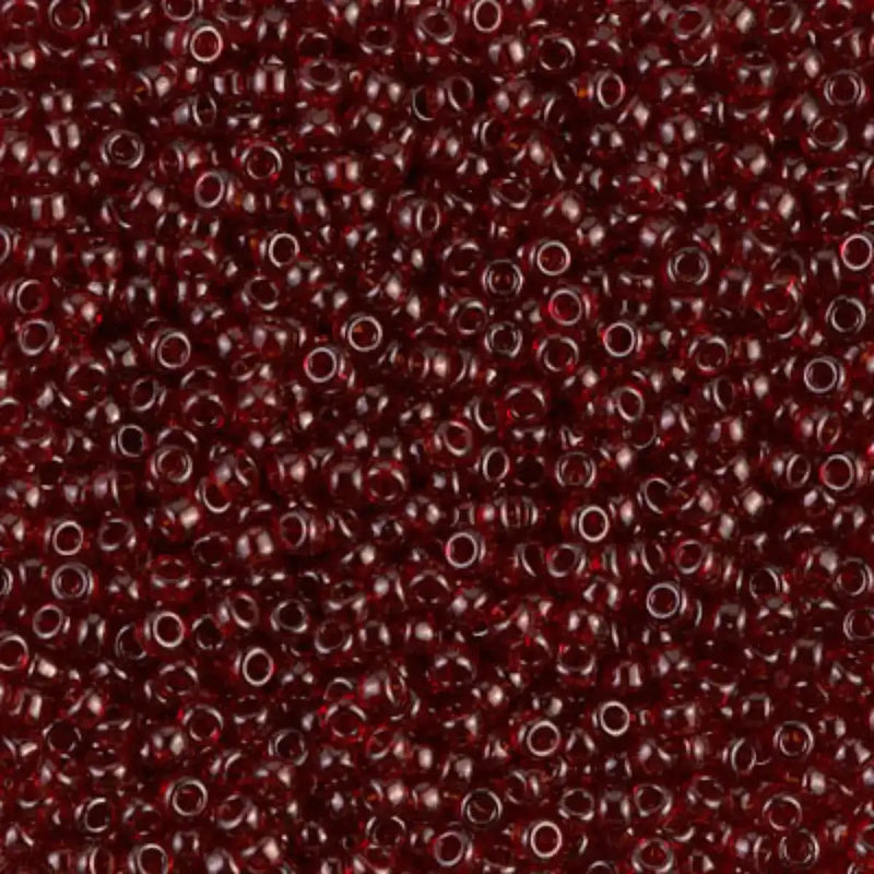 Miyuki 11/0 Seed Beads, 11-0304, Garnet Gold Luster AB, 10g - The Argus Collection
