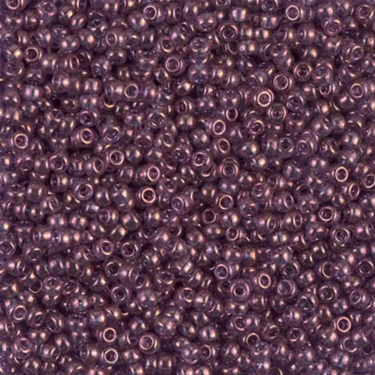Miyuki 11/0 Seed Beads, 11-0312, Amethyst Gold Luster, 10g - The Argus Collection