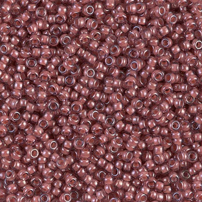 Miyuki 11/0 Seed Beads, 11-0364, Lined Berry Luster, 23g - The Argus Collection