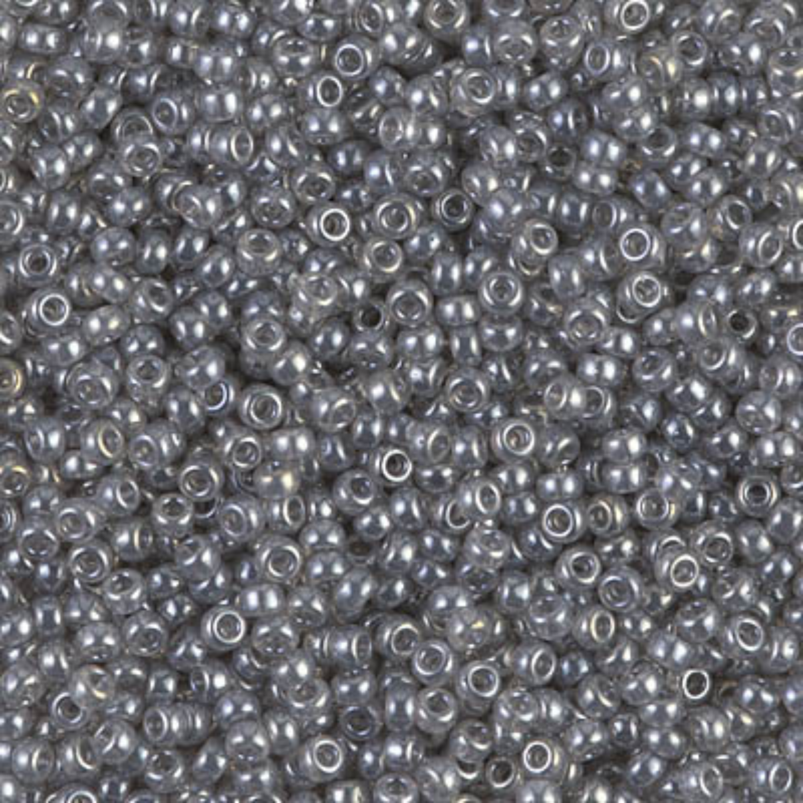 Miyuki 11/0 Seed Beads, 11-0368, Silver Gray Luster, 10g