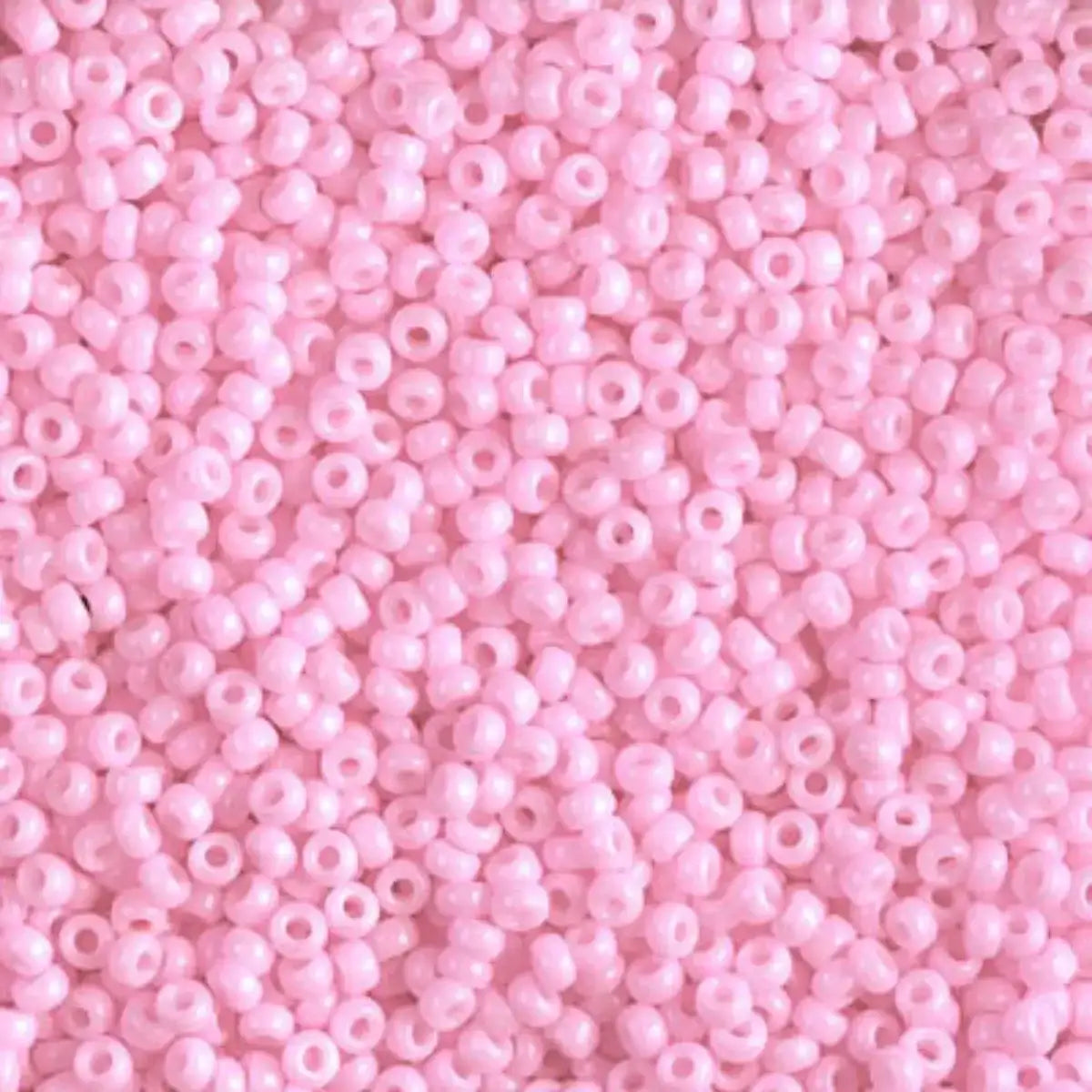 Miyuki 11/0 Seed Beads, 11-0415, Opaque Pink, 10g - The Argus Collection