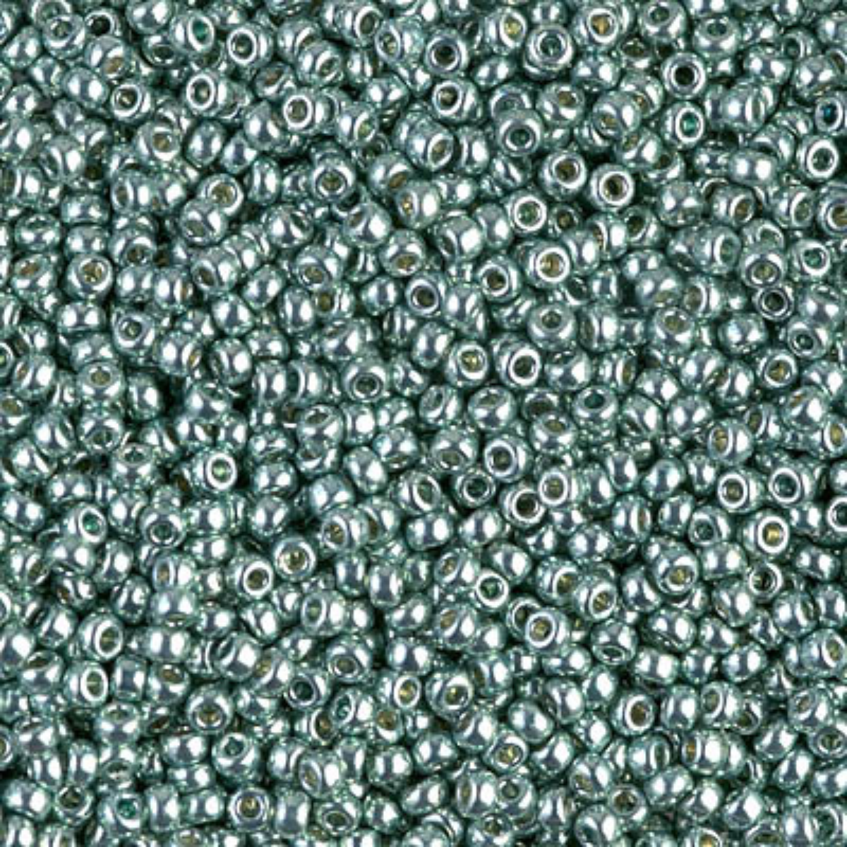 Miyuki 11/0 Seed Beads, 11-4216, Duracoat Galvanized Dark Seafoam, 10g