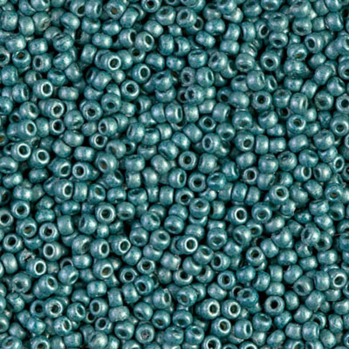 Miyuki 11/0 Seed Beads, 11-4217F, Duracoat Galvanized Matte SeaFoam, 10g