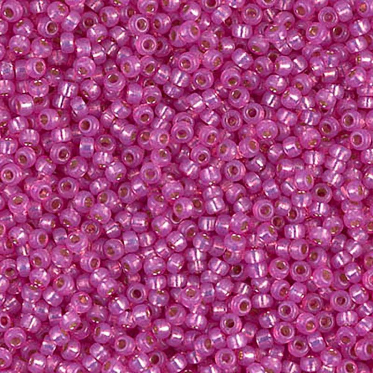 Miyuki 11/0 Seed Beads, 11-4238, Duracoat Silver Lined Paris Pink, 10g