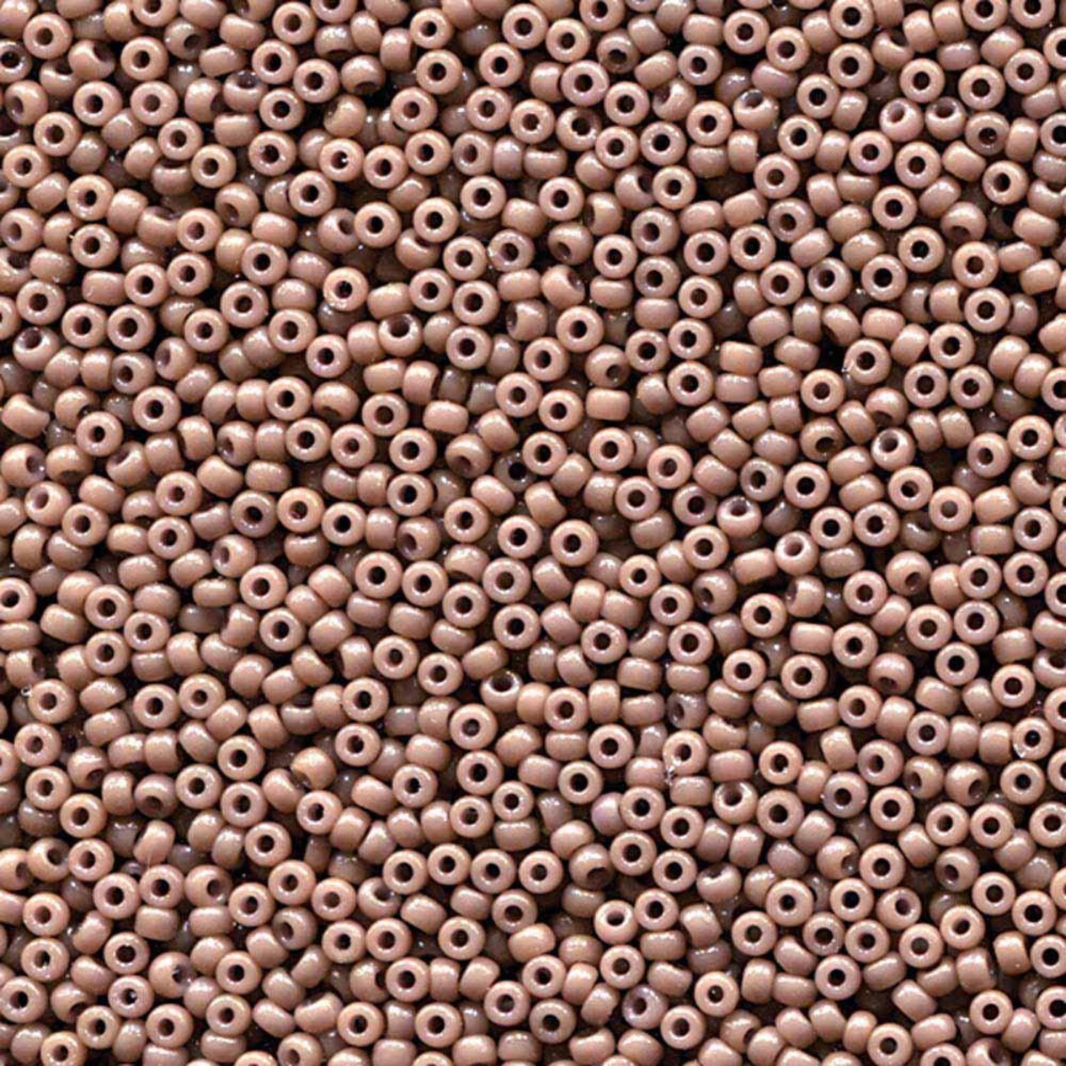 Miyuki 11/0 Seed Beads, 11-4455, Duracoat Opaque Gray, 10g