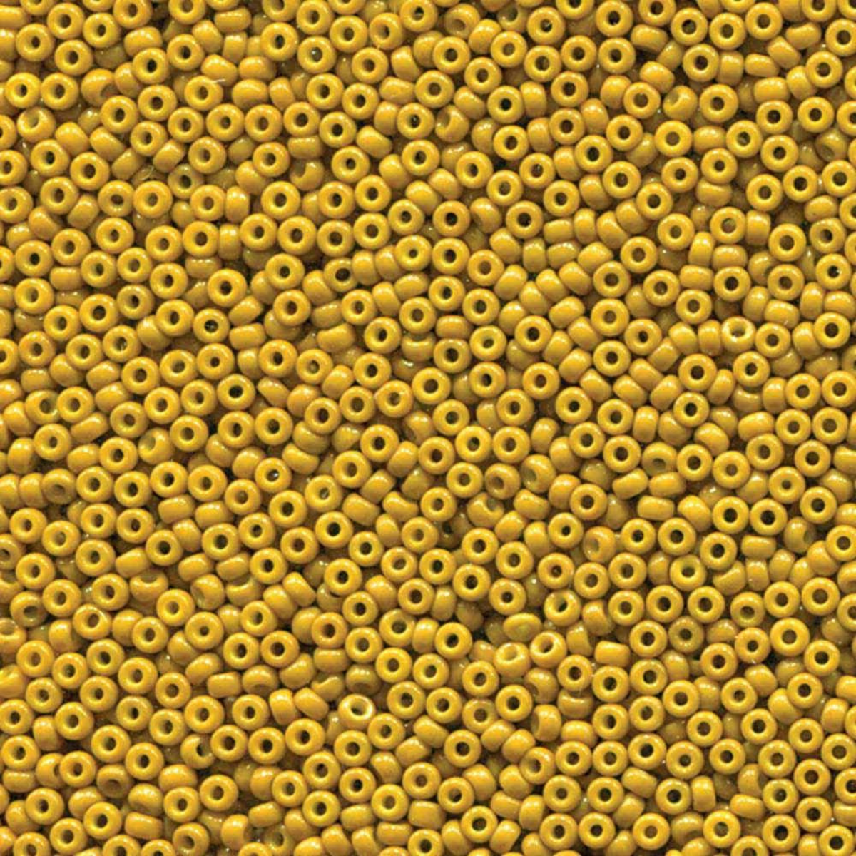 Miyuki 11/0 Seed Beads, 11-4456, Duracoat Opaque Light Olive, 10g