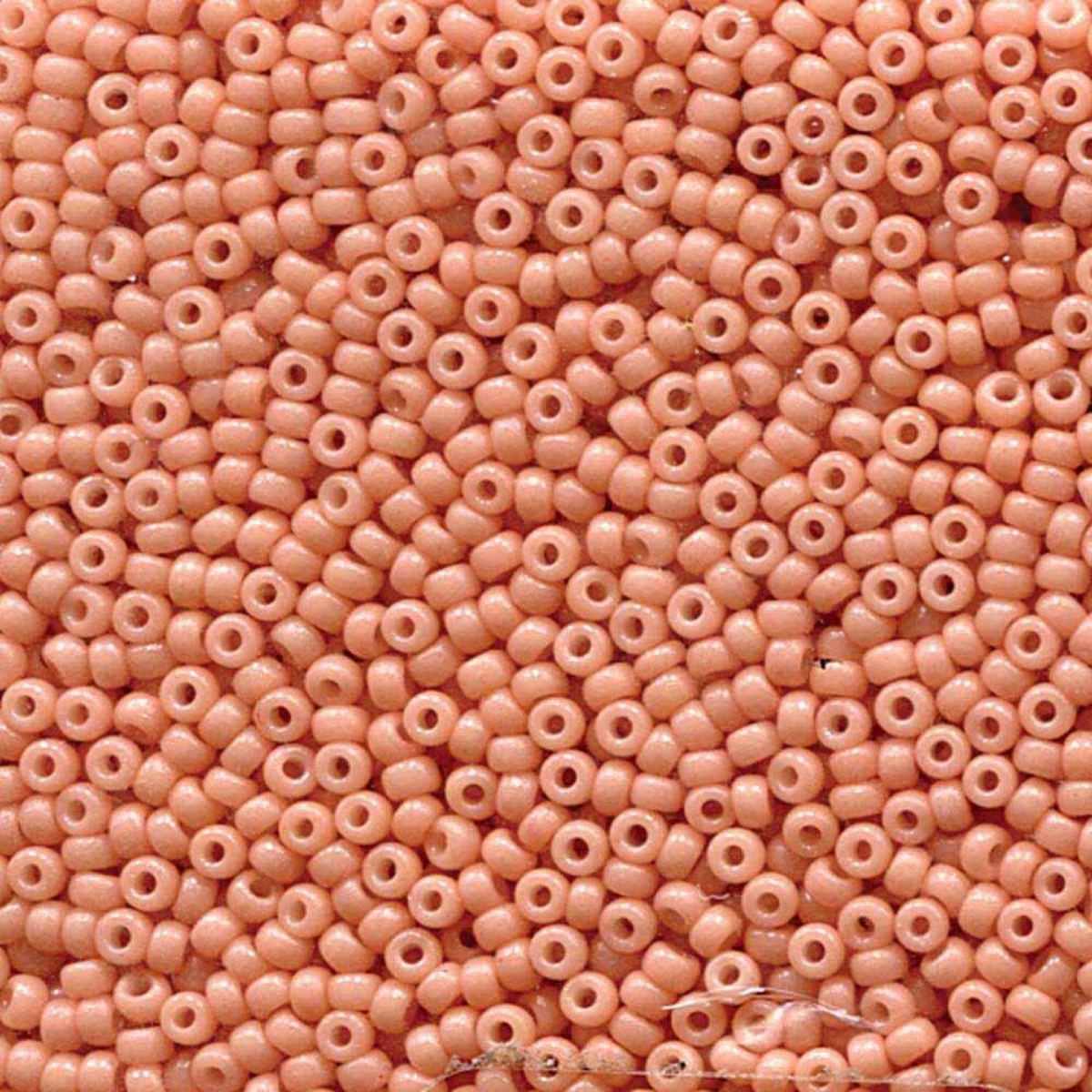 Miyuki 11/0 Seed Beads, 11-4461, Duracoat Opaque Baby Pink, 10g