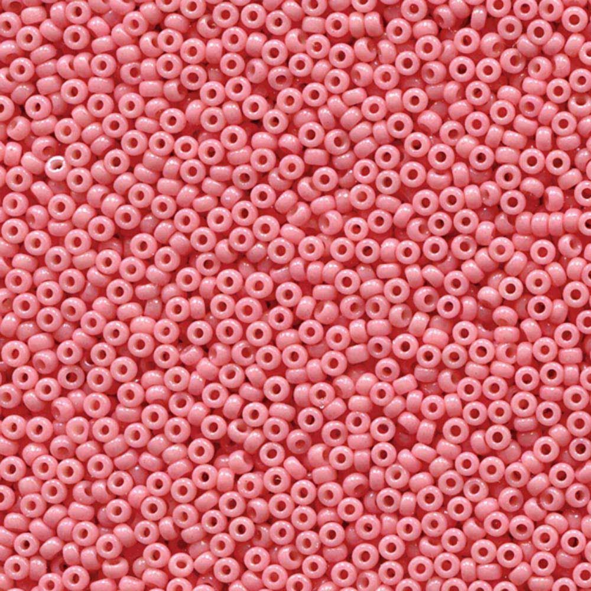 Miyuki 11/0 Seed Beads, 11-4463, Duracoat Opaque Pink, 10g