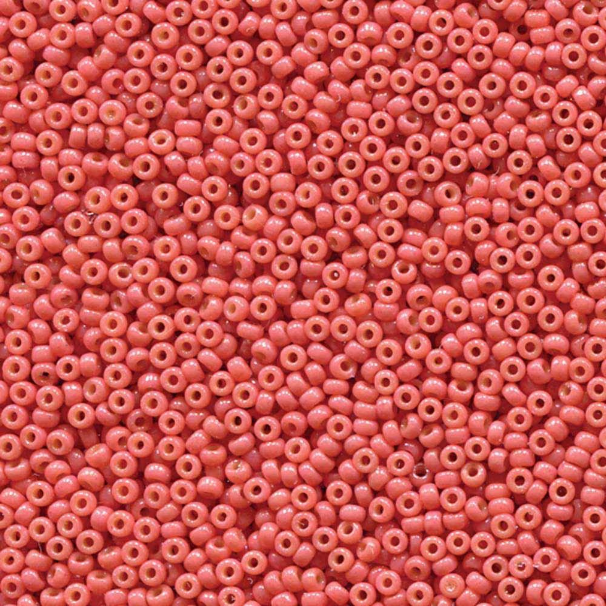 Miyuki 11/0 Seed Beads, 11-4464, Duracoat Opaque Rose, 10g