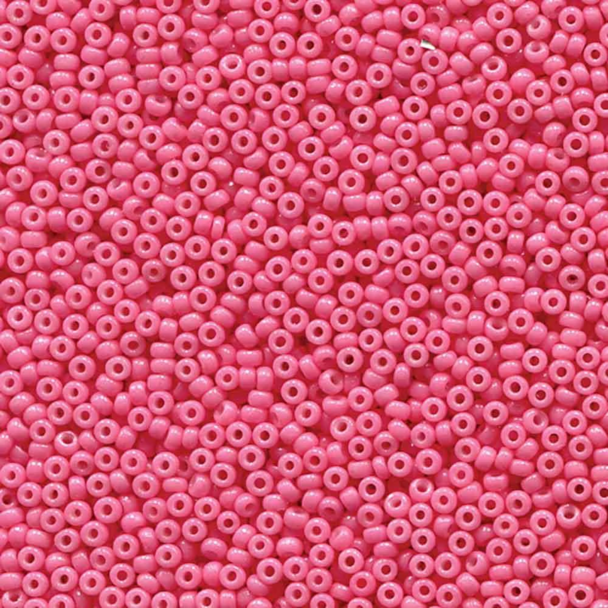 Miyuki 11/0 Seed Beads, 11-4467, Duracoat Opaque Party Pink, 10g