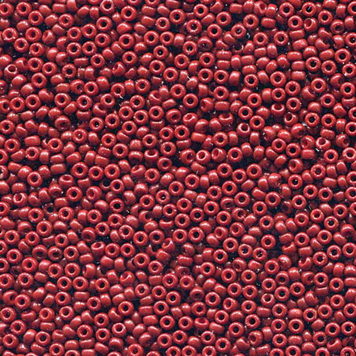 Miyuki 11/0 Seed Beads, 11-4470, Duracoat Opaque Brick, 10g