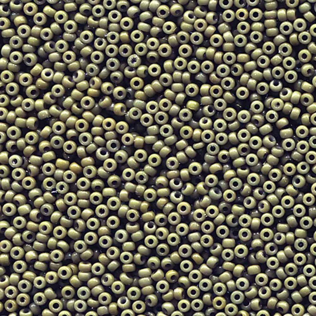 Miyuki 11/0 Seed Beads, 11-4474, Duracoat Opaque Forest, 10g