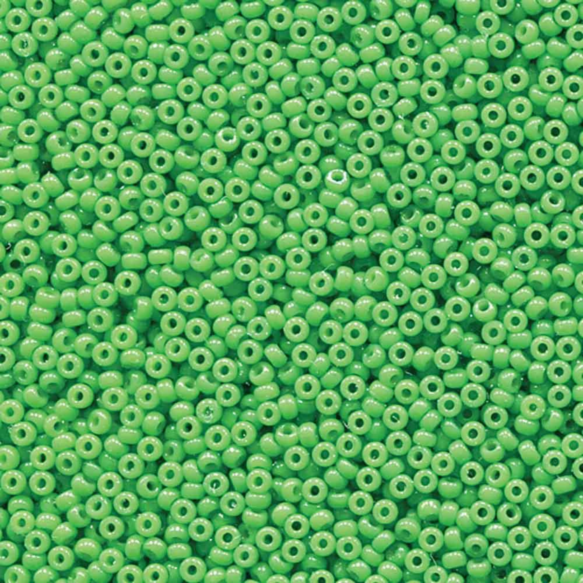 Miyuki 11/0 Seed Beads, 11-4476, Duracoat Opaque Grass, 10g