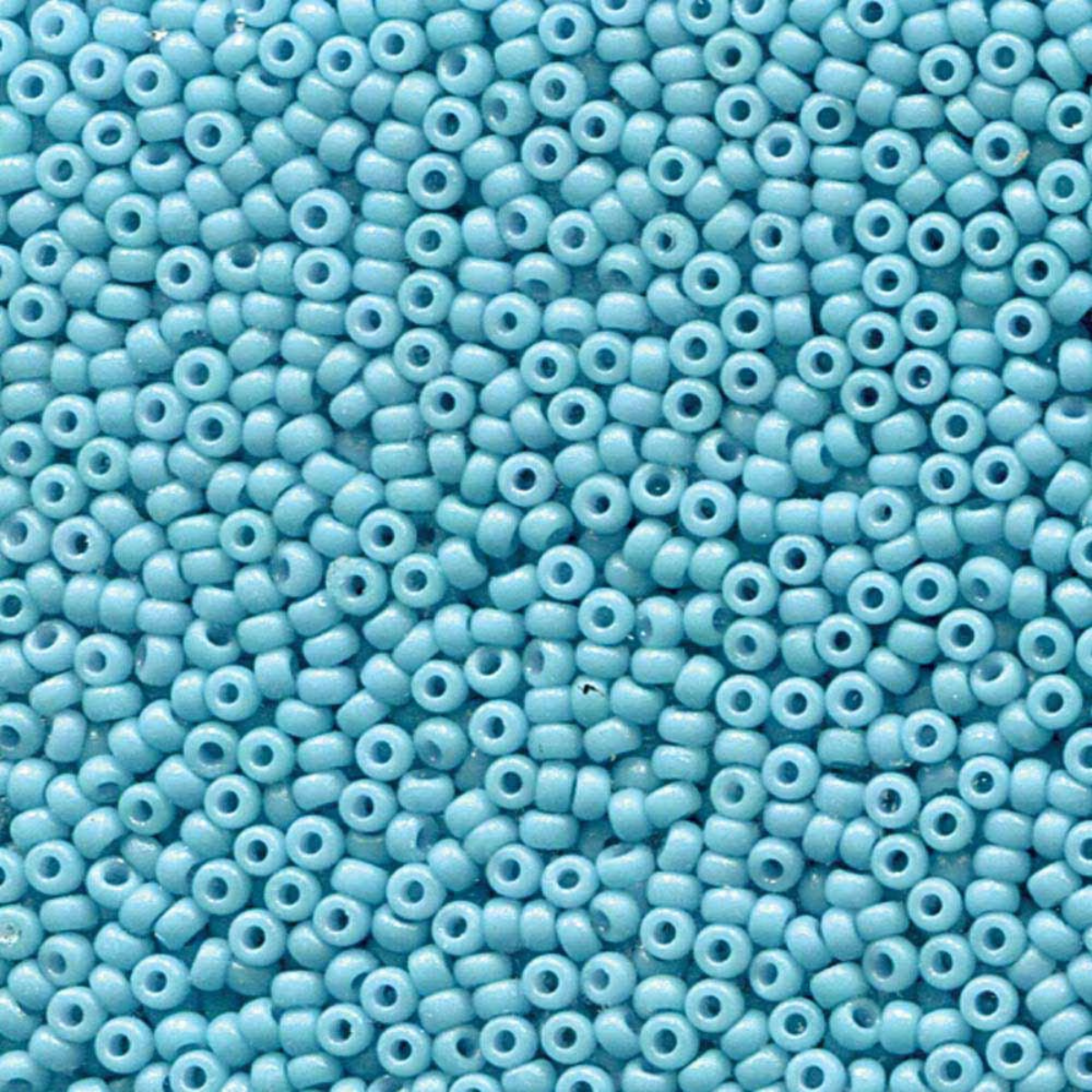 Miyuki 11/0 Seed Beads, 11-4480, Duracoat Opaque Ocean, 10g