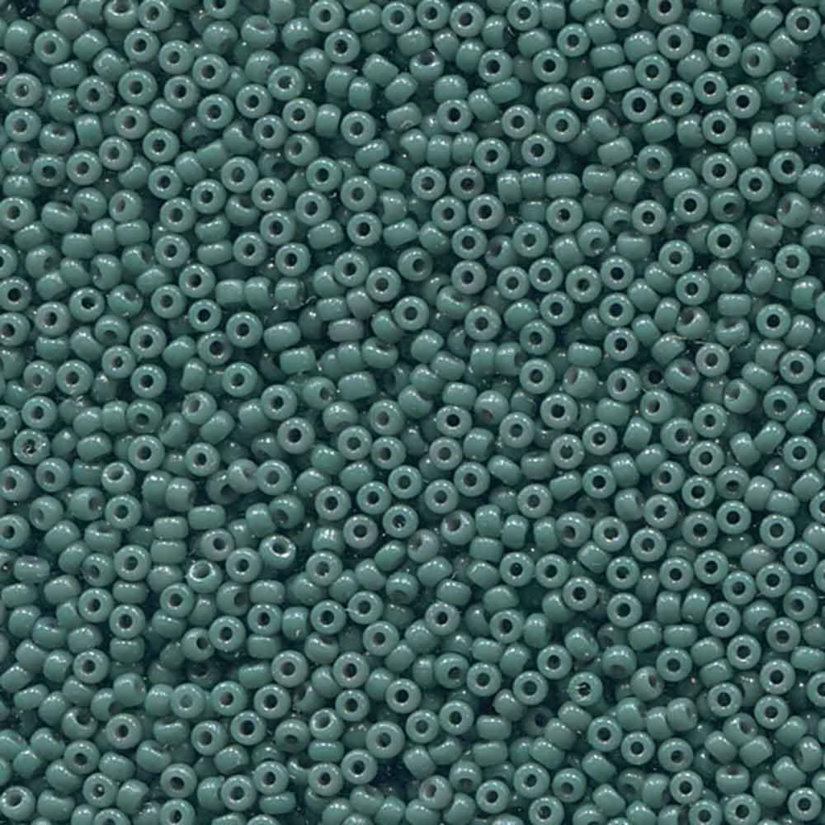 Miyuki 11/0 Seed Beads, 11-4481, Duracoat Opaque Blue Gray, 10g
