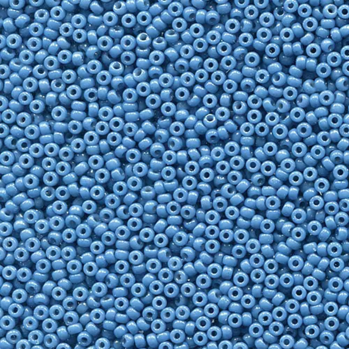 Miyuki 11/0 Seed Beads, 11-4485, Duracoat Opaque Dark Blue, 10g