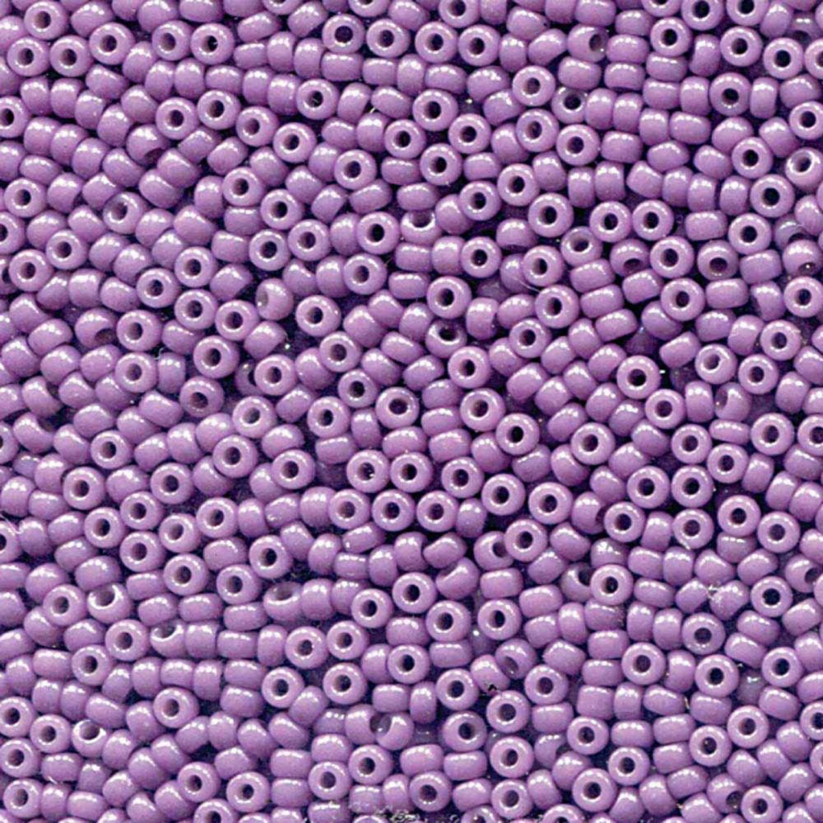 Miyuki 11/0 Seed Beads, 11-4489, Duracoat Opaque Purple, 10g