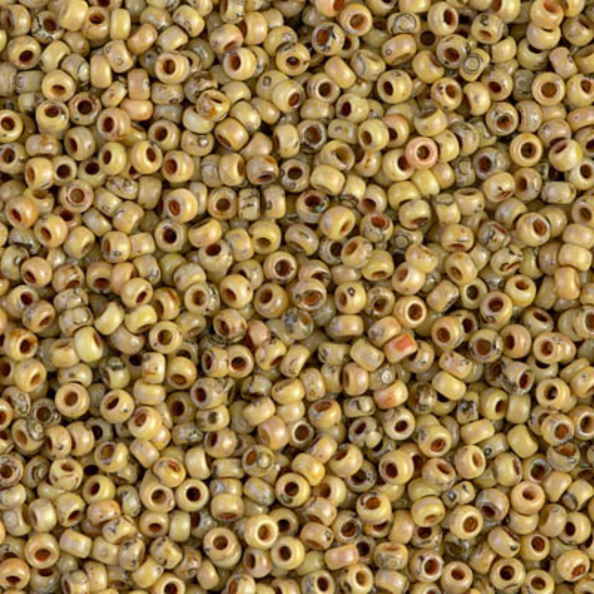 Miyuki 11/0 Seed Beads, 11-4512, Picasso Canary Yellow, 10g