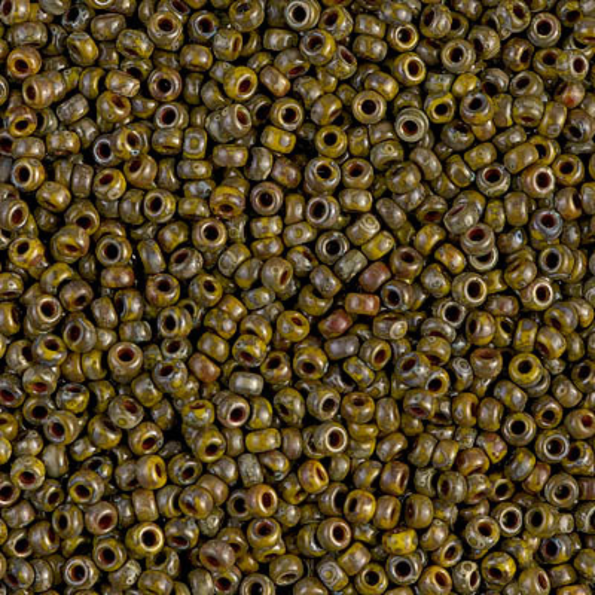 Miyuki 11/0 Seed Beads, 11-4519, Picasso Yellow, 10g
