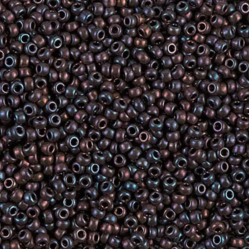Miyuki 11/0 Seed Beads, 11-0466, Bronze Iris, 10g - The Argus Collection