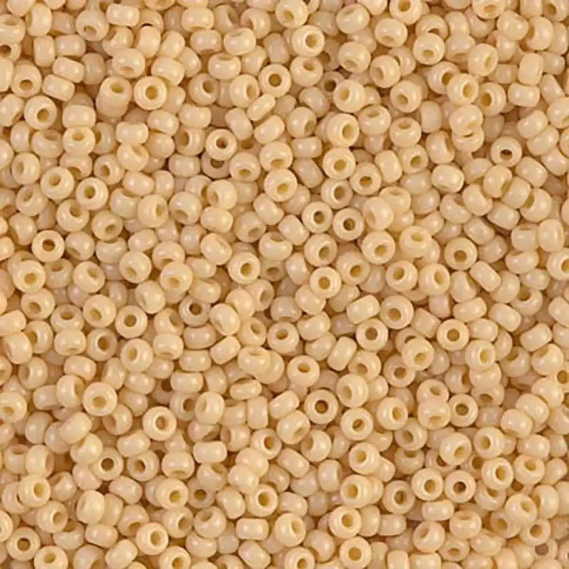 Miyuki 11/0 Seed Beads, 11-0493, Opaque Pear, 10g - The Argus Collection