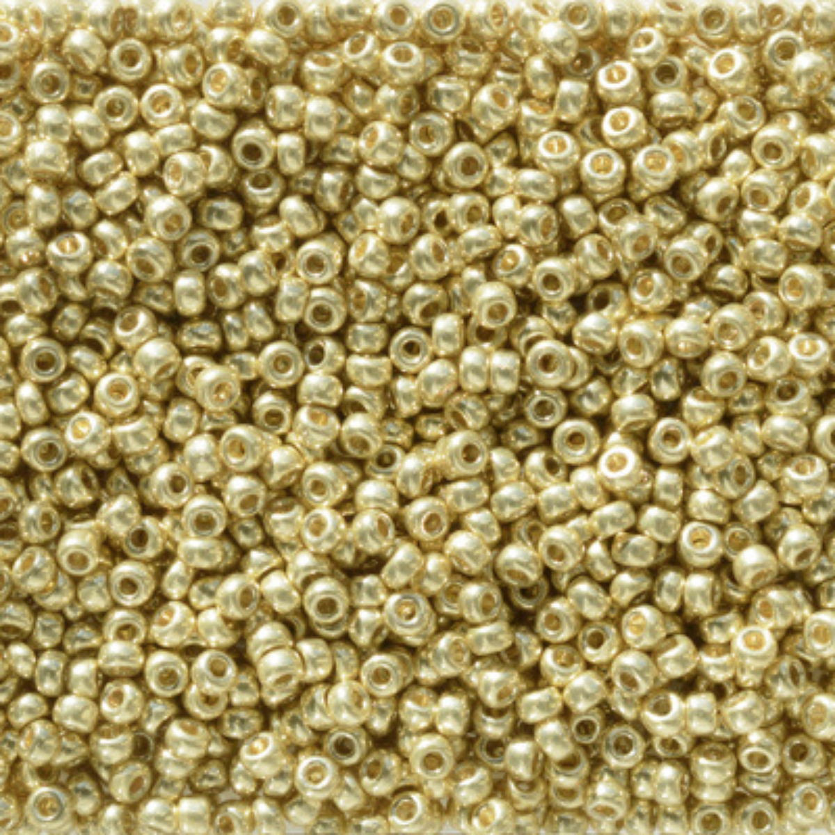 Miyuki 11/0 Seed Beads, 11-5102, Duracoat Galvanized Yellow, 10g