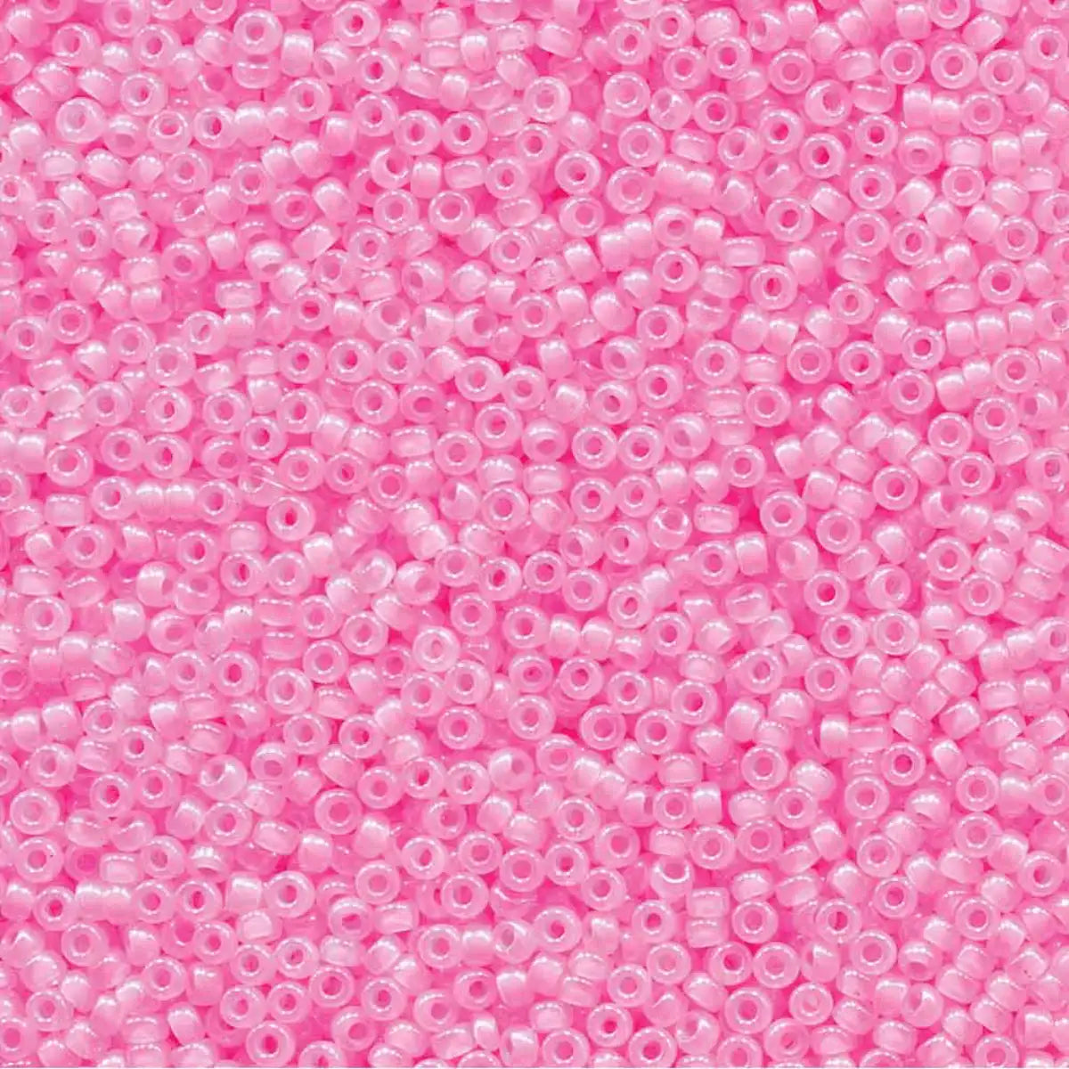 Miyuki 11/0 Seed Beads, 11-0518, Ceylon Baby Pink, 10g - Miyuki 11/0 Seed Beads, 11-0518, Ceylon Baby Pink, 10g - Default Title , The Argus Collection