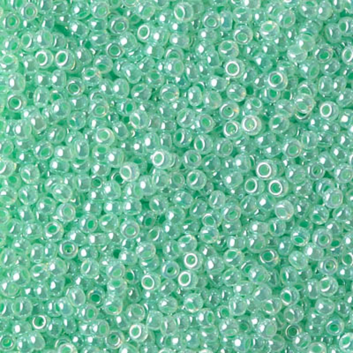 Miyuki 11/0 Seed Beads, 11-0520, Ceylon Mint Green, 10g, 50g
