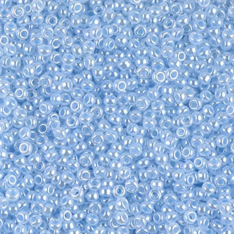Miyuki 11/0 Seed Beads, 11-0524, Ceylon Sky Blue, 10g - Miyuki 11/0 Seed Beads, 11-0524, Ceylon Sky Blue, 10g - Default Title , The Argus Collection