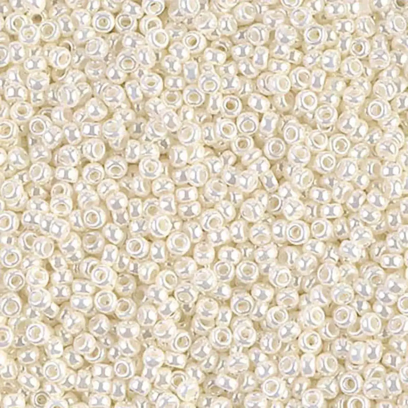 Miyuki 11/0 Seed Beads, 11-0591, Pearl Ceylon, 10g - The Argus Collection
