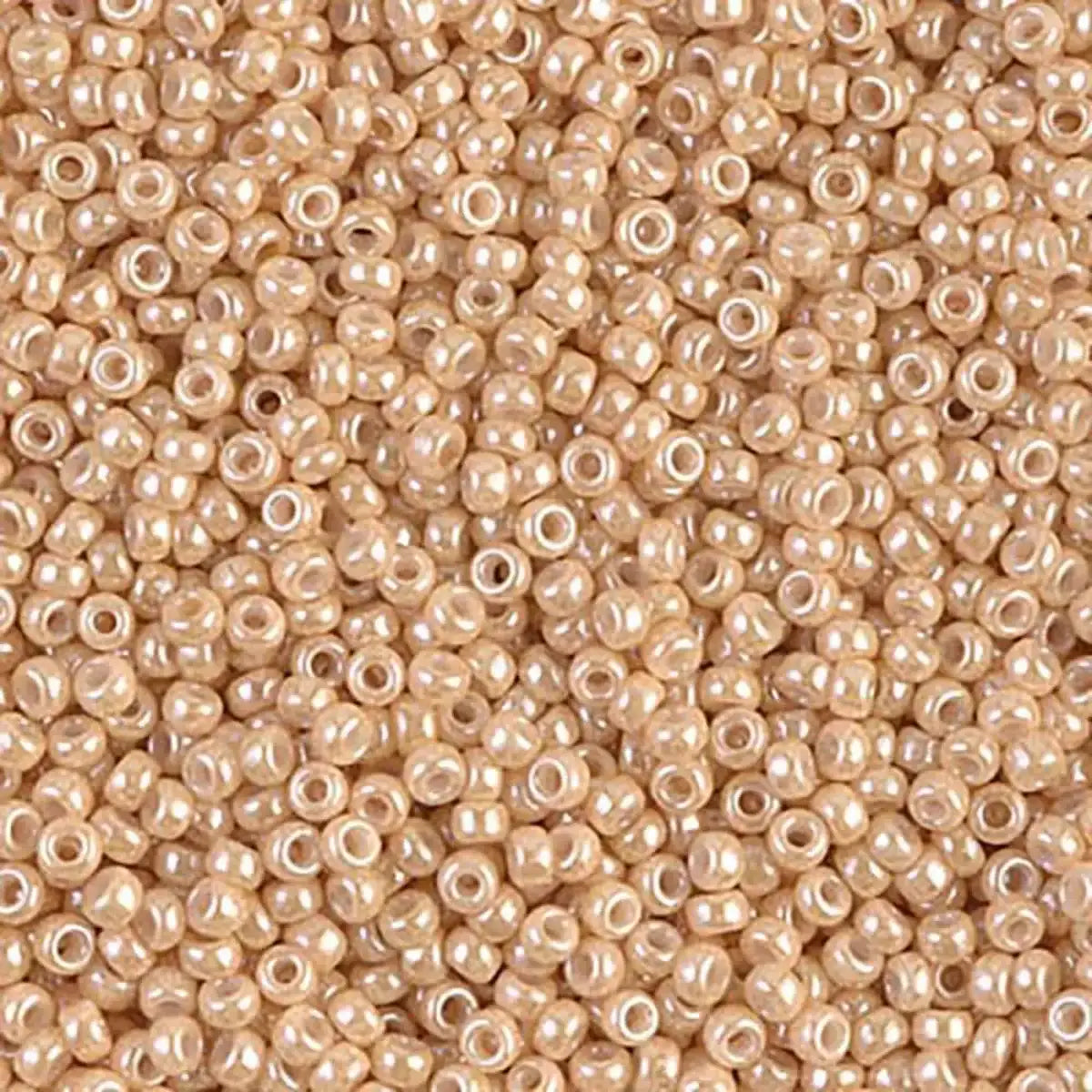 Miyuki 11/0 Seed Beads, 11-0593, Dark Beige Ceylon, 10g - The Argus Collection