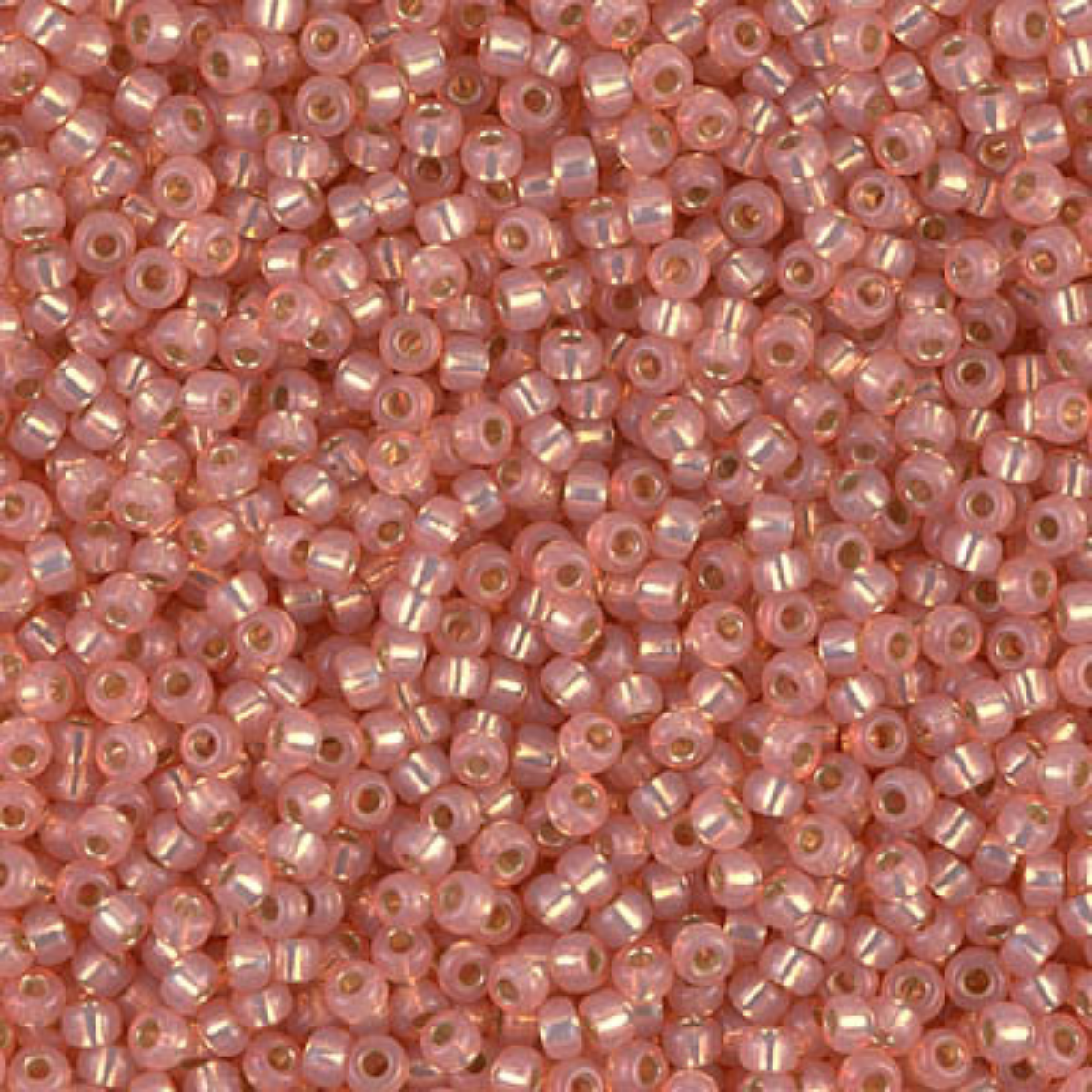 Miyuki 11/0 Seed Beads, 11-0642, Silver Lined Alabaster Fresh, 10g, 50g