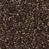 11/0 Delica Beads by Miyuki in Metallic Bronze, DB0022 - The Argus Collection