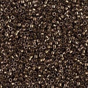 11/0 Delica Beads by Miyuki in Metallic Bronze, DB0022 - The Argus Collection