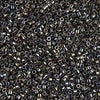 11/0 Delica Beads, DB0026 in Dark Steel Metallic Color - The Argus Collection